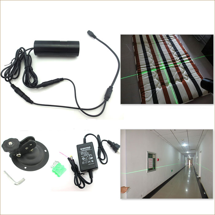 532nm 10mw Line Cross 2IN1 녹색 Adjustable Laser Positioning Lamp 레이저 모듈